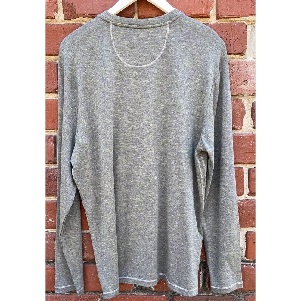 Tommy Bahama Mens Size M Cave Oahu Shores Henley Long Sleeve Tee Shirt - Picture 6 of 8
